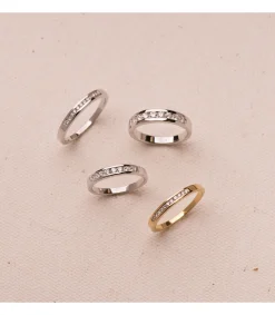 Alianza Aida Oro 18K Diamantes 0.150 Qts<Alda Joyeros Cheap