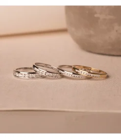 Alianza Aida Oro 18K Diamantes 0.150 Qts<Alda Joyeros Cheap