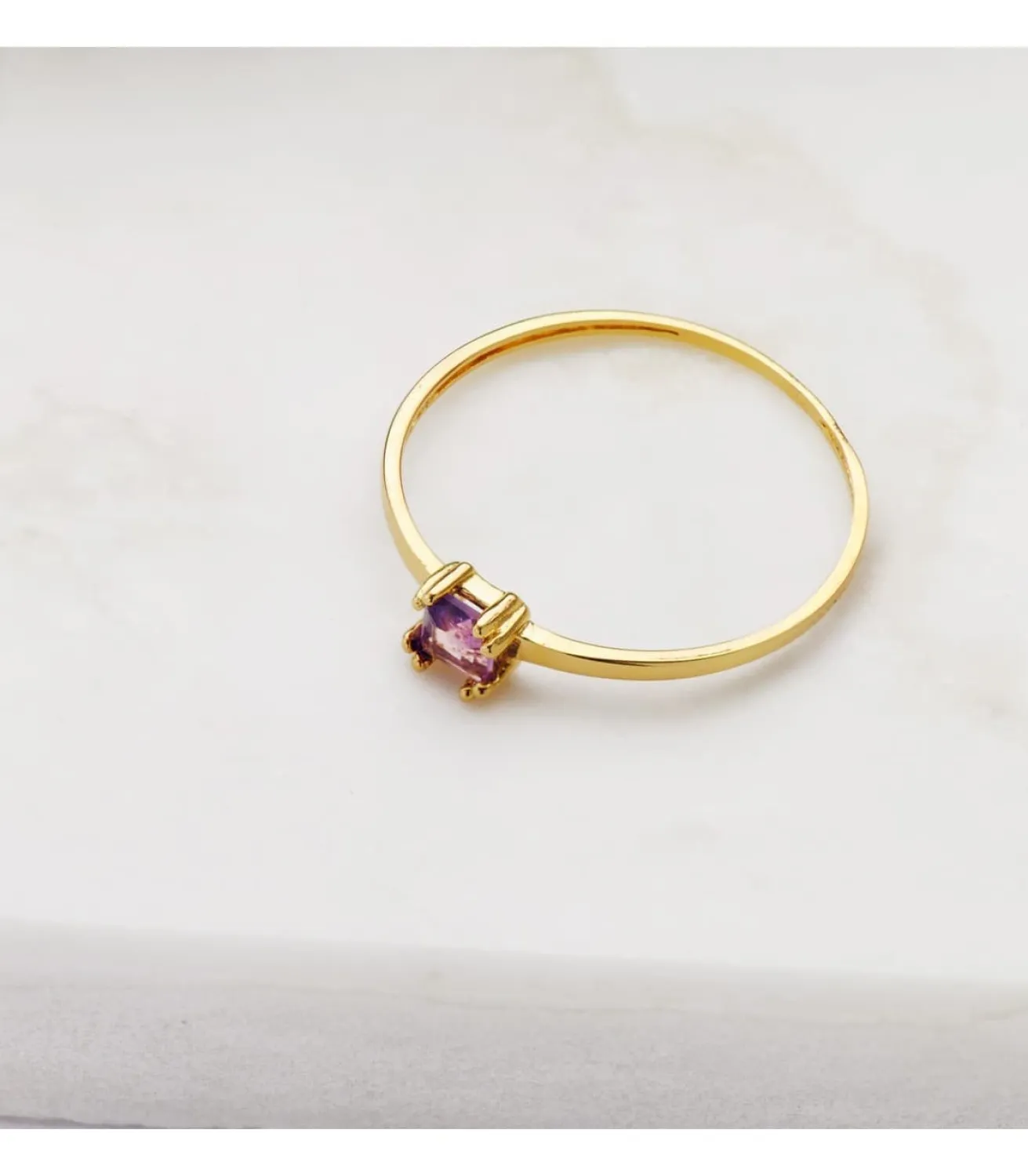 Anillo Amatista Oro Amarillo 18K Turner<Alda Joyeros Clearance
