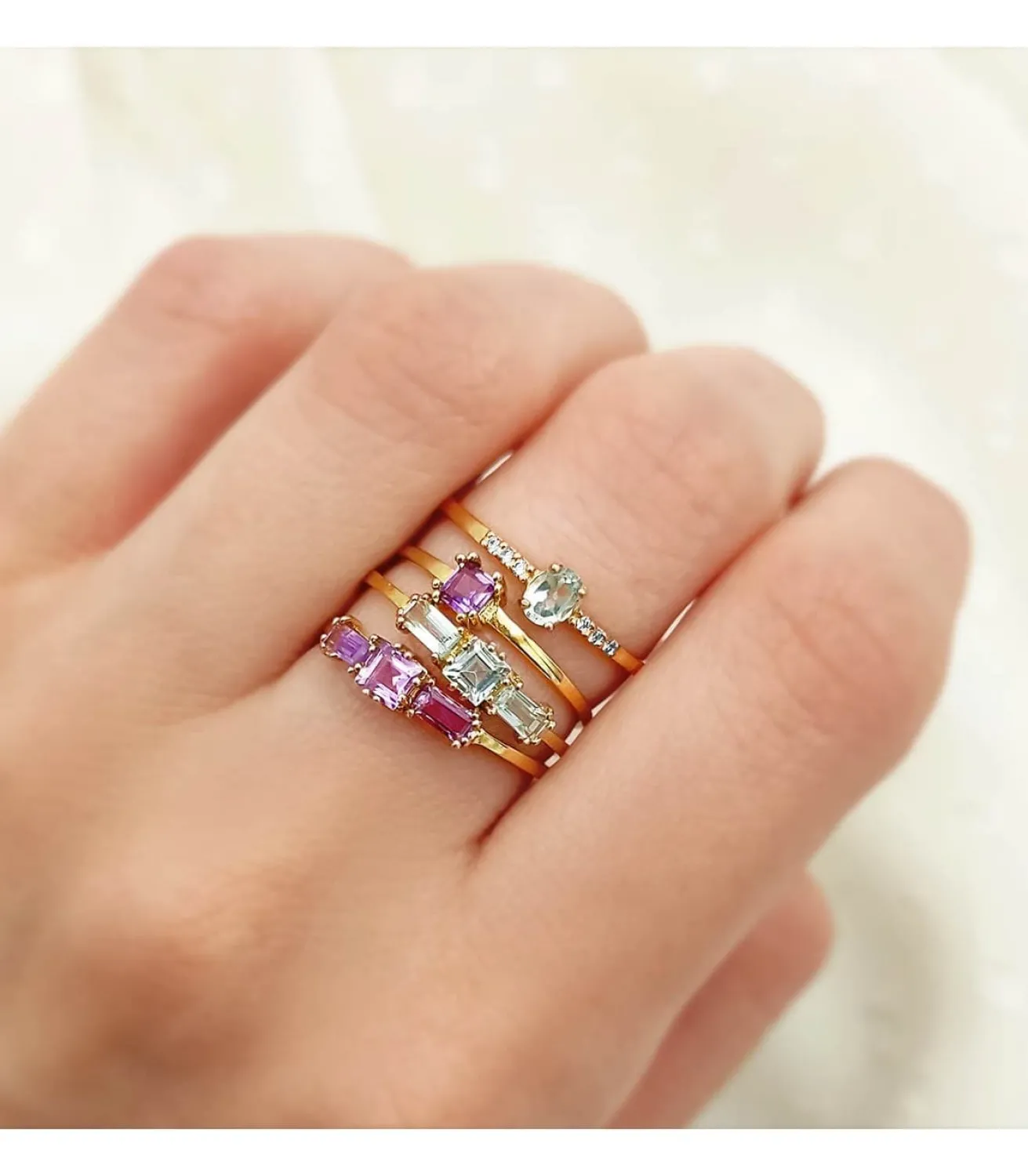 Anillo Amatista Oro Amarillo 18K Turner<Alda Joyeros Clearance