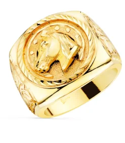 Anillo Caballo Hombre De Oro Amarillo 18K<Alda Joyeros Clearance