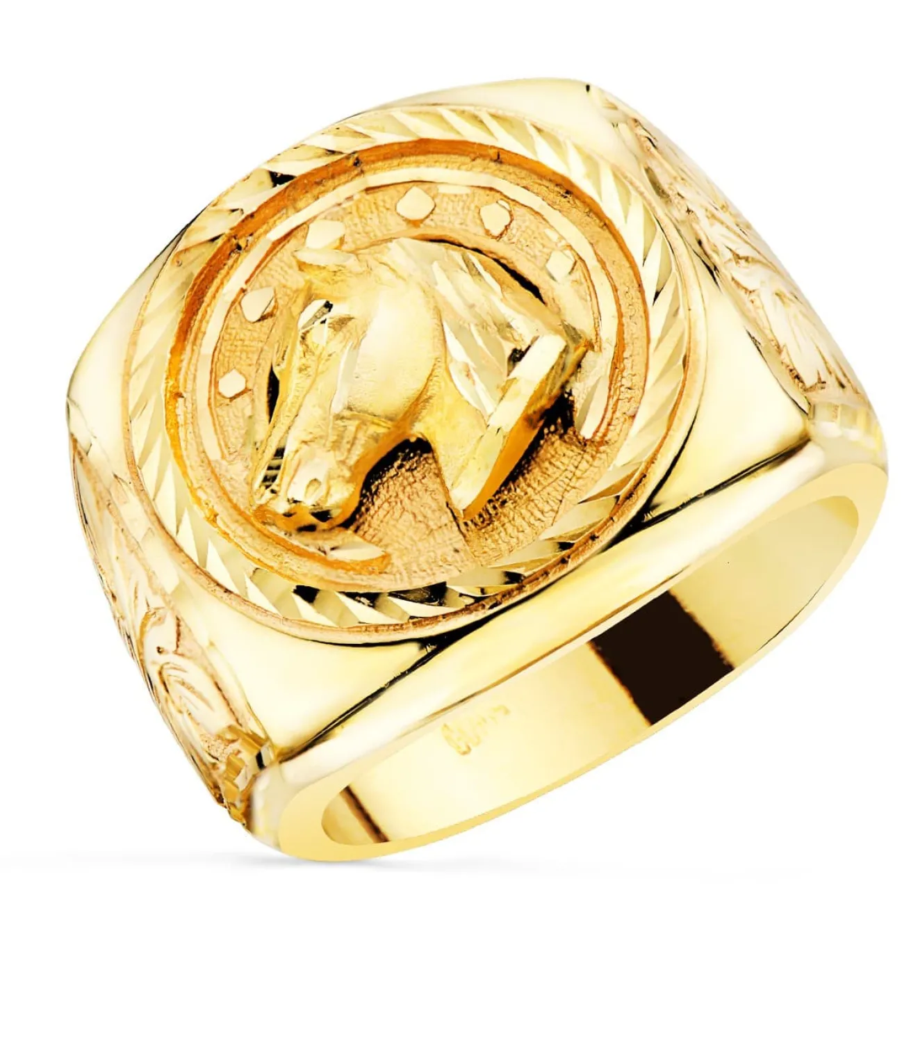 Anillo Caballo Hombre De Oro Amarillo 18K<Alda Joyeros Clearance