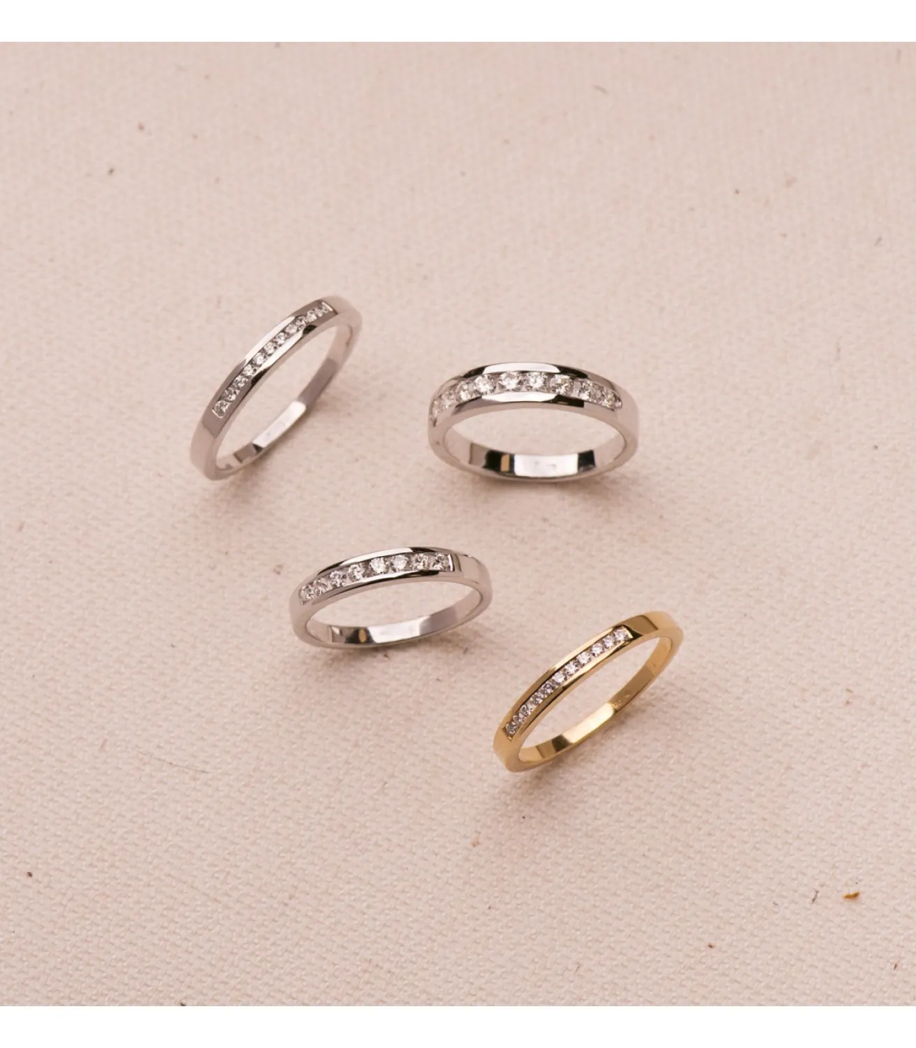 Anillo Compromiso Aida 0.150 Qtes. 18 Ktes<Alda Joyeros Online