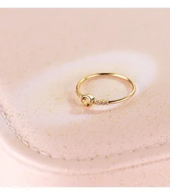 Anillo Hayworth Citrino 18K Diamantes 0.030 Qts.<Alda Joyeros Store