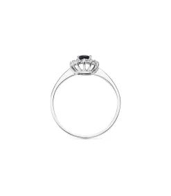 Anillo Jasmin 0.14 Qtes.18 Ktes Zafiro 0.62 Q<Alda Joyeros Shop