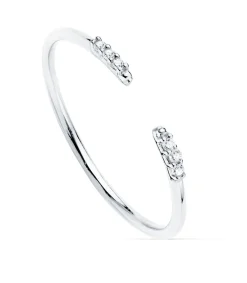 Anillo Leigh Oro Blanco 18K Diamantes 0.030 Qts.<Alda Joyeros Online