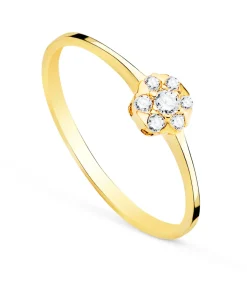 Anillo Lyanna Diamantes 0.127 Qtes. Oro 18K<Alda Joyeros Shop