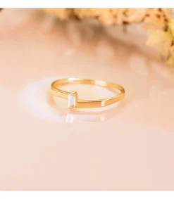 Anillo Meraki Oro 18K Barreta Topacio Azul<Alda Joyeros Discount