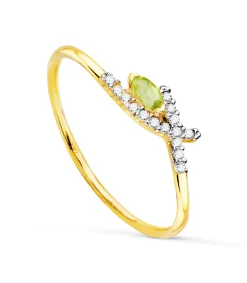 Anillo Meraki Oro 18K Cross Peridoto<Alda Joyeros Flash Sale