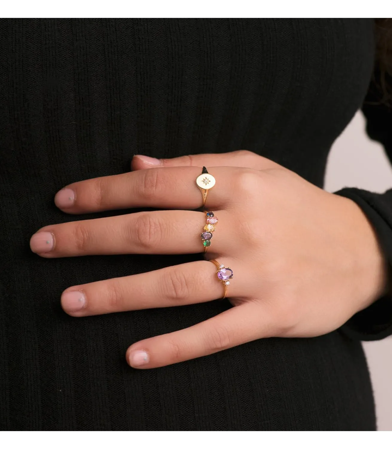Anillo Sello Mujer Oval Oro 18K<Alda Joyeros Cheap
