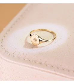 Anillo Sello Mujer Oval Oro 18K<Alda Joyeros Cheap
