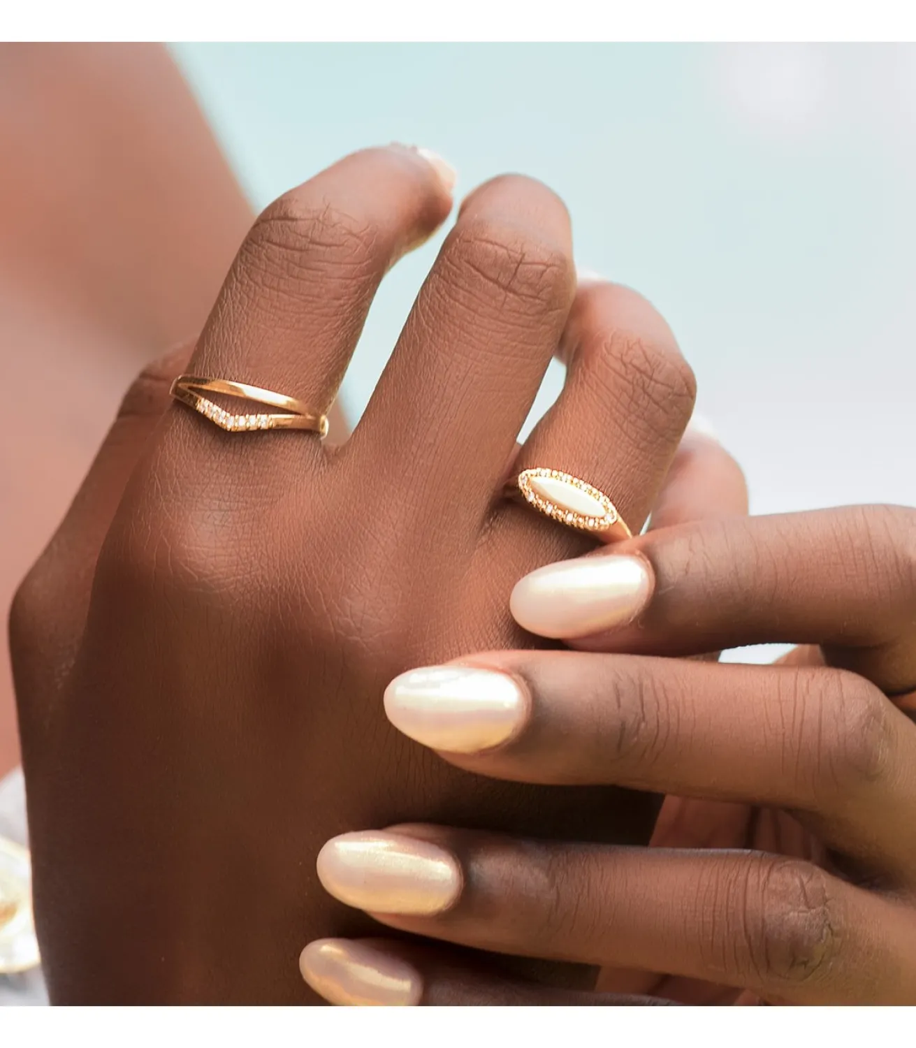 Anillo Sello Ojival Oro 18K Circonitas<Alda Joyeros Fashion