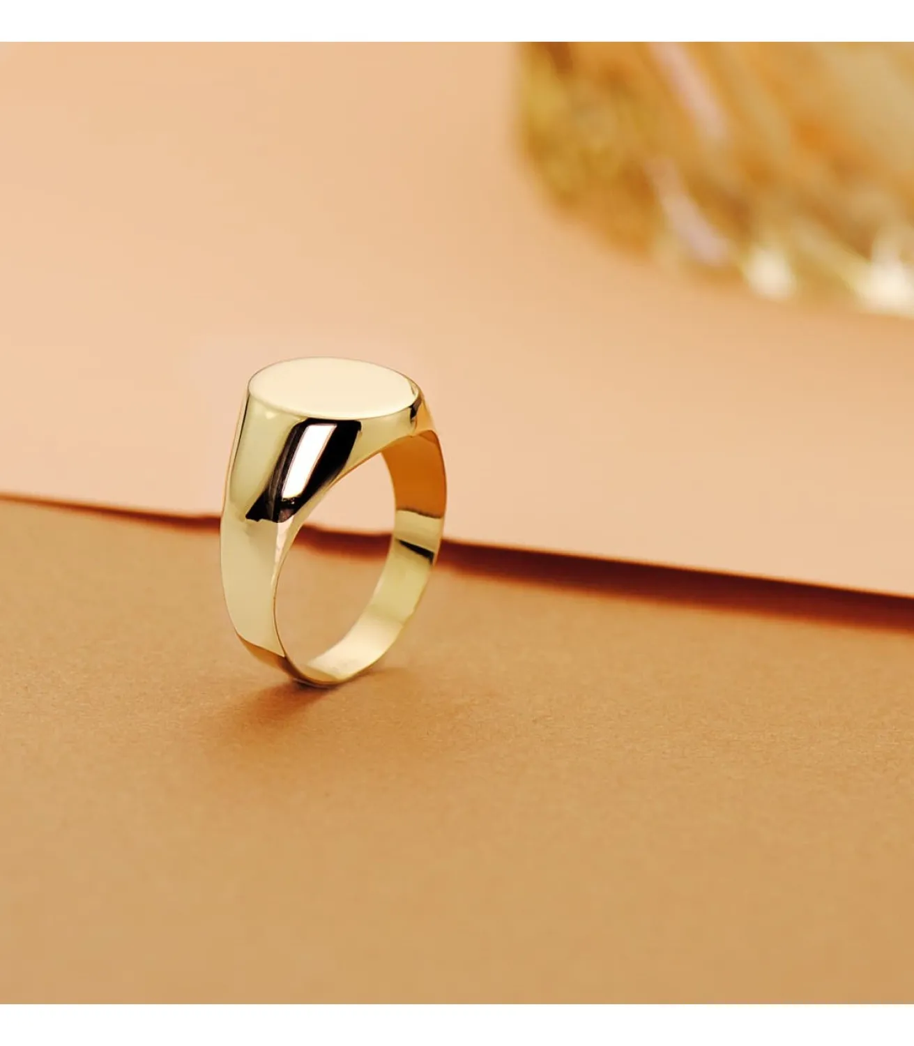 Anillo Sello Oro 18K Oval<Alda Joyeros Discount