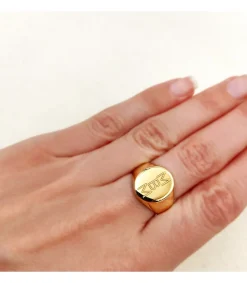 Anillo Sello Oro 18K Oval<Alda Joyeros Discount