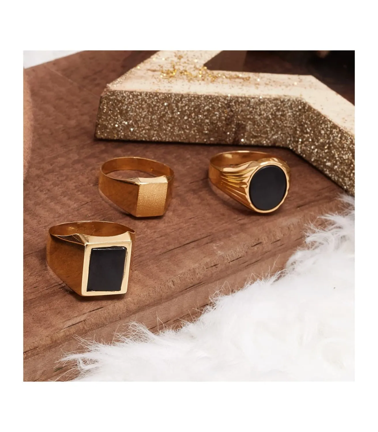 Anillo Sello Piero Oro Amarillo 18K Piedra Oval Onix<Alda Joyeros Shop