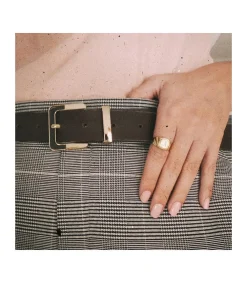 Anillo Sello Santino Oro Amarillo 18K Cuadrado<Alda Joyeros Outlet