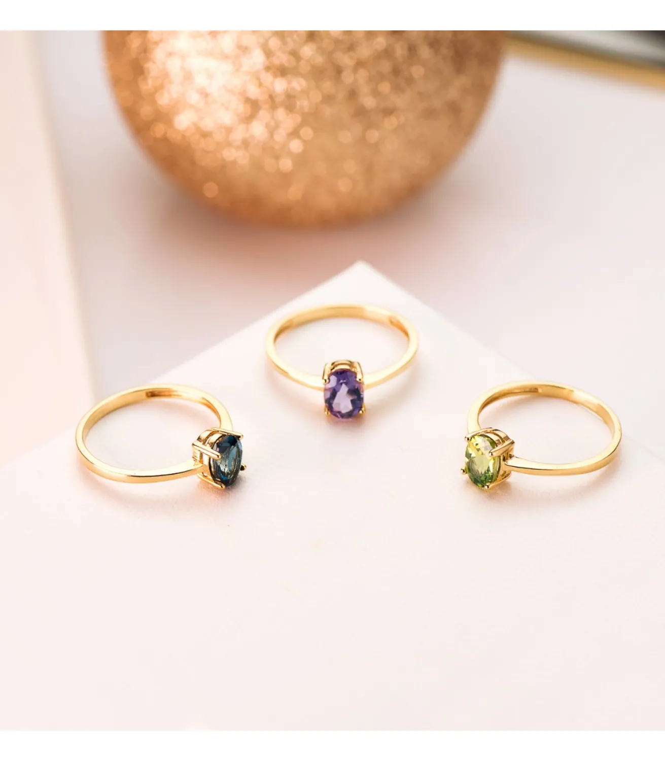 Anillo Solitario Fancy Amatista Oro 18K<Alda Joyeros Clearance