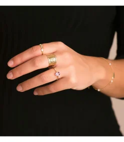 Anillo Solitario Fancy Amatista Oro 18K<Alda Joyeros Clearance