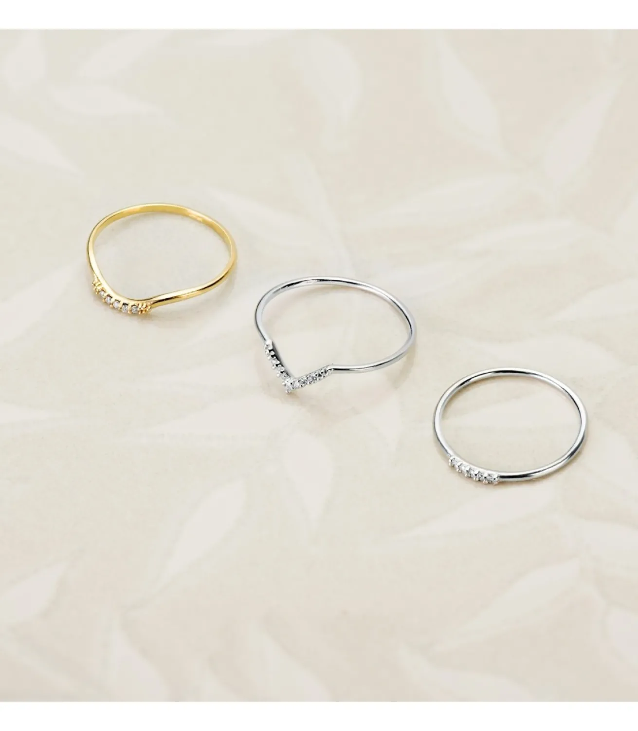 Anillo Streisand Oro Blanco 18K Diamantes 0.035 Qts.<Alda Joyeros Cheap