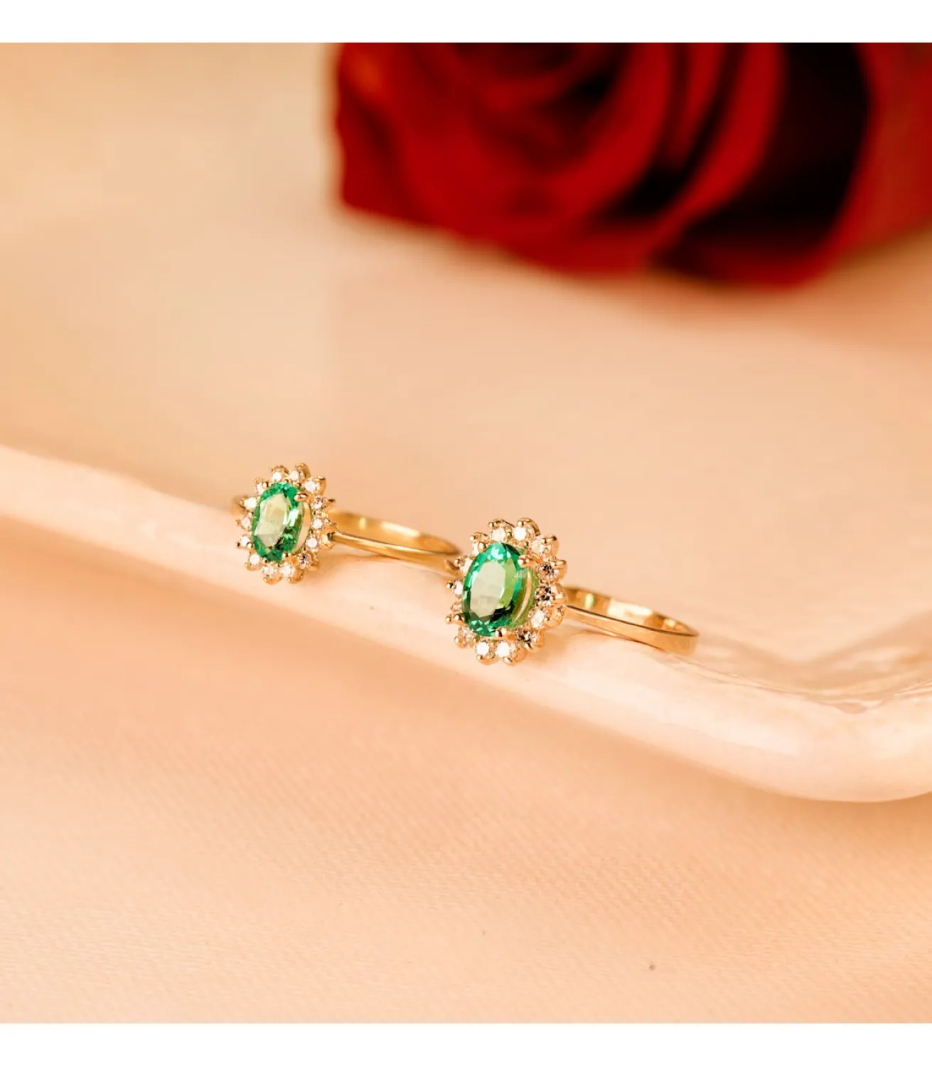 Anillo Sybil Oro 18K Esmeralda Y Diamantes<Alda Joyeros Clearance