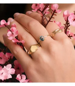 Anillo Topacio London Blue Glow Oro 18K<Alda Joyeros Best Sale