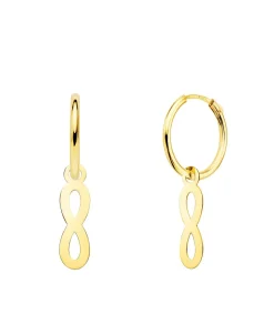 Aros Colgante Infinito Oro Amarillo 18K<Alda Joyeros Outlet