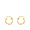 Aros Gallonados Oro Amarillo 18 K 17 Mm<Alda Joyeros Cheap