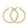 Aros Grano Oro Amarillo 18 K 29 Mm<Alda Joyeros Online