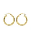 Aros Grano Oro Amarillo 18 K 21 Mm<Alda Joyeros Store