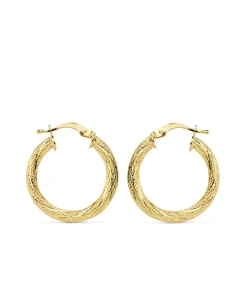Aros Grano Oro Amarillo 18 K 21 Mm<Alda Joyeros Store