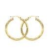 Aros Huecos Brillo Oro Amarillo 18 K 29 Mm<Alda Joyeros Best