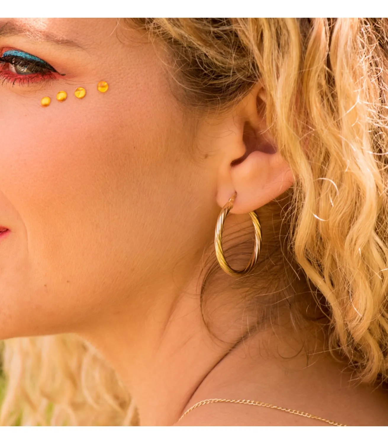 Aros Huecos Brillo Oro Amarillo 18 K 29 Mm<Alda Joyeros Best