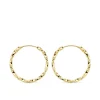 Aros Huecos Redondos Oro Amarillo 18 K 20Mm<Alda Joyeros New