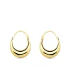 Aros Morcilla Oro Amarillo 18K 17 Mm<Alda Joyeros Flash Sale
