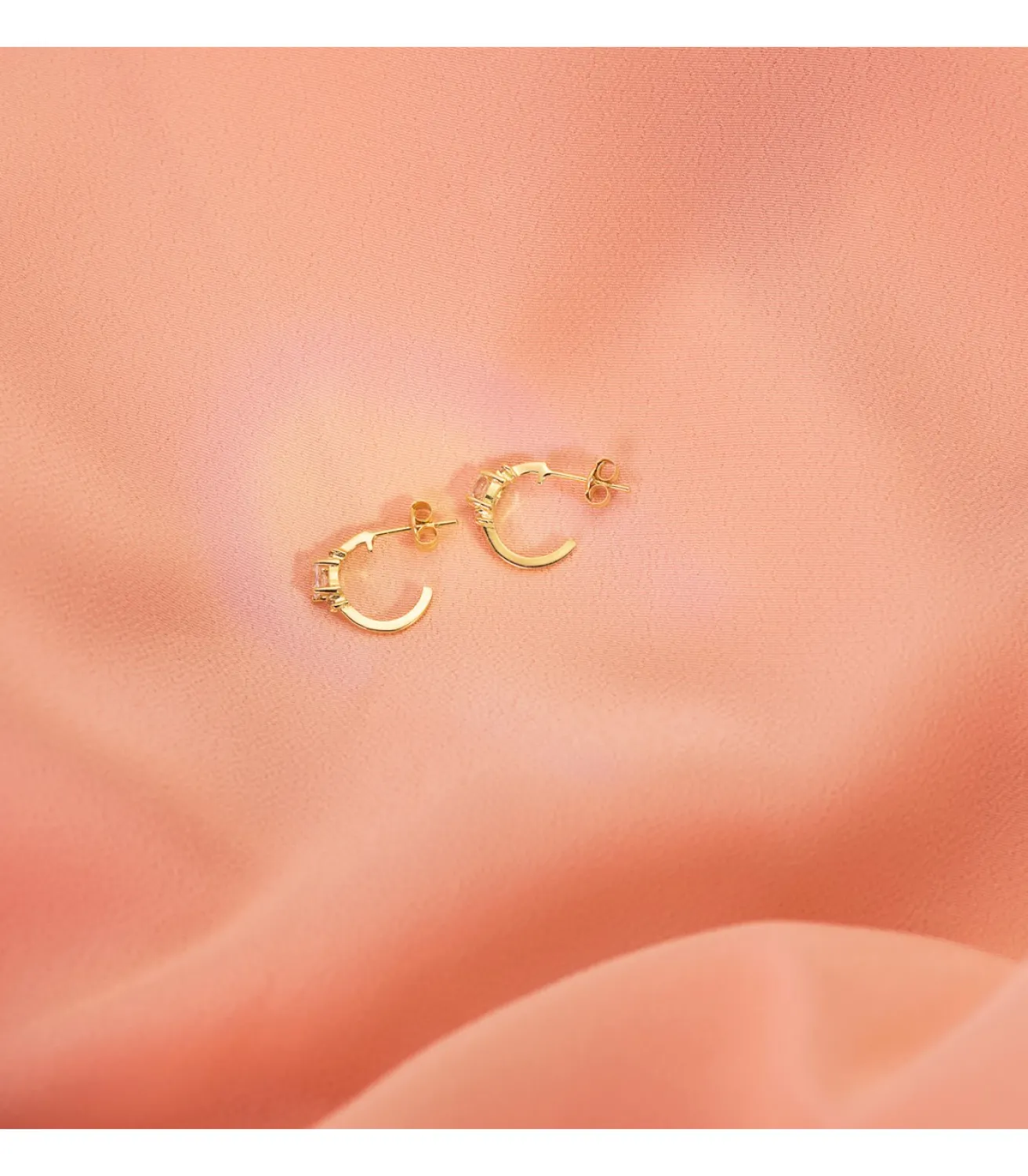 Aros Paradise Circonita Oro Amarillo 18K<Alda Joyeros Outlet