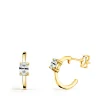 Aros Paradise Glam Circonita Oro Amarillo 18K<Alda Joyeros Outlet