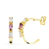 Aros Paradise Oro Amarillo 18K Marquise Amatista<Alda Joyeros Outlet
