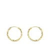 Aros Trenzados Oro Amarillo 18 K 16 Mm<Alda Joyeros Best Sale