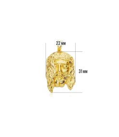 Cabeza Cristo 18 Ktes 31X22Mm<Alda Joyeros Discount