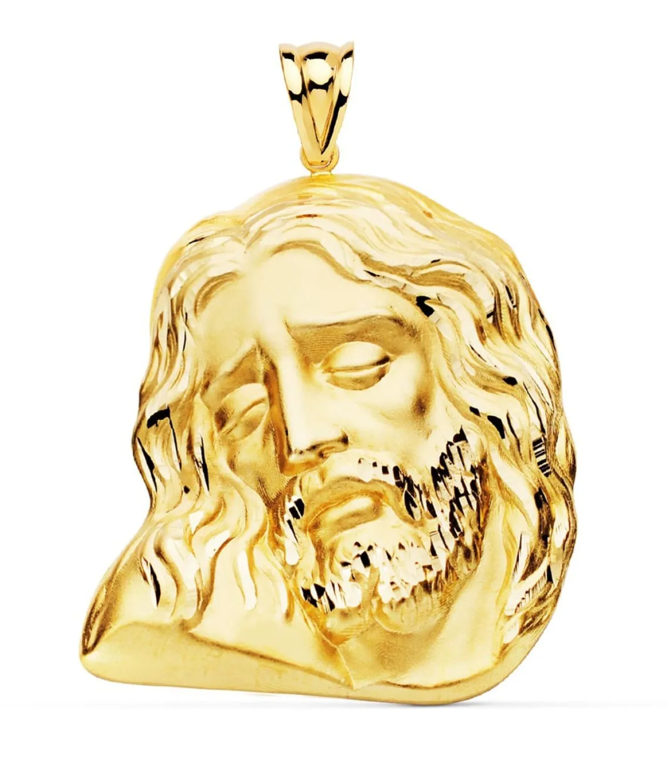 Cabeza Cristo Yacente 18 Ktes 42X37Mm<Alda Joyeros Sale