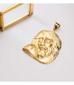 Cabeza Cristo Yacente 18 Ktes 42X37Mm<Alda Joyeros Sale
