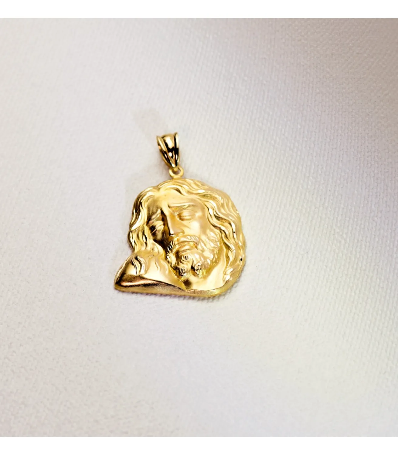 Cabeza Cristo Yacente 18 Ktes 27X25Mm<Alda Joyeros Store