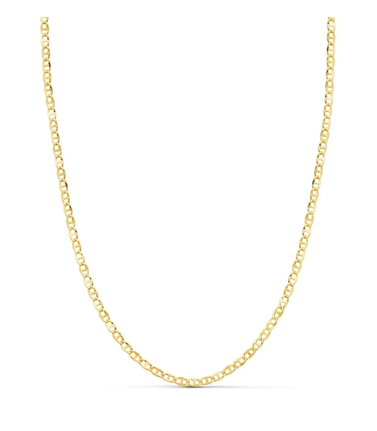 Cadena Ancla Tallada Oro Amarillo 18K 2 Mm 45Cm<Alda Joyeros Hot