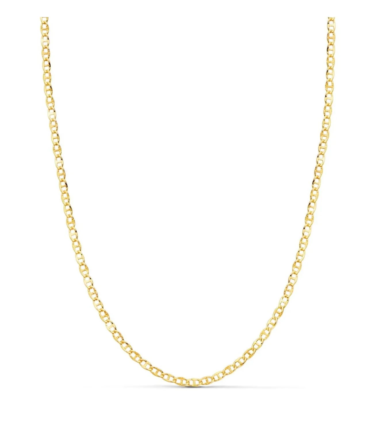 Cadena Ancla Tallada Oro Amarillo 18K 2 Mm 50Cm<Alda Joyeros Flash Sale