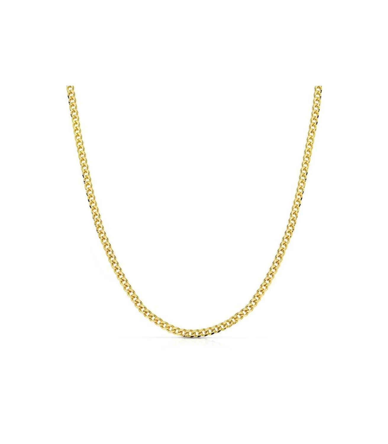 Cadena Barbada 2.5 Mm Oro 18K 60Cm<Alda Joyeros Best