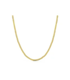 Cadena Barbada 2.5 Mm Oro 18K 50Cm<Alda Joyeros Best