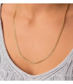Cadena Barbada 2.5 Mm Oro 18K 60 Cm<Alda Joyeros Online