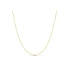 Cadena Barbada 1Mm Oro 18 K 60Cm<Alda Joyeros Store