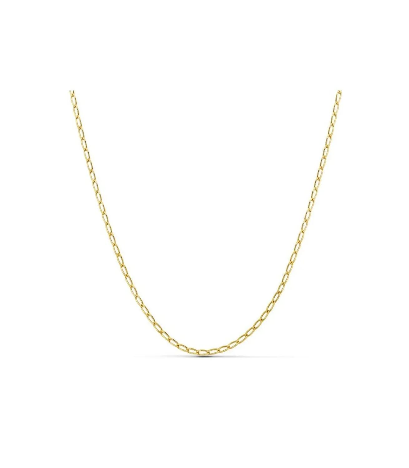 Cadena Bilbao 1.5Mm Oro 18 K 40Cm<Alda Joyeros Store