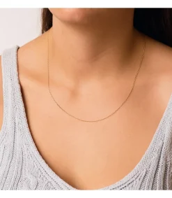 Cadena Bilbao 1Mm Oro 18K 50Cm<Alda Joyeros Discount